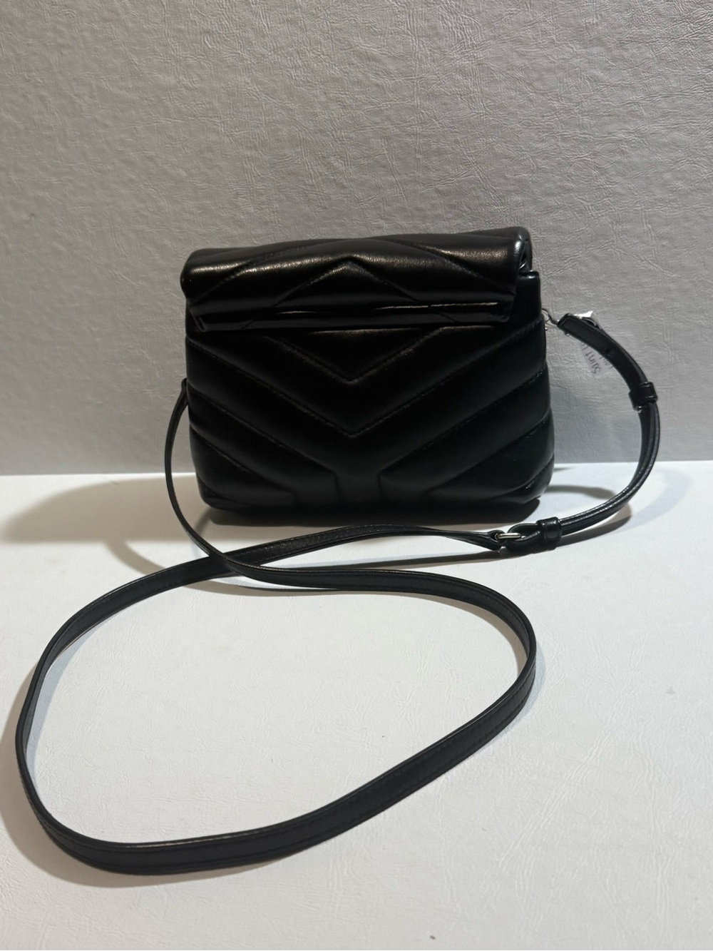 Saint Laurent Black Toy Lou Lou QuiltedLeather Crossbody Bag w/ Silver Hardware - Picture 2 of 7